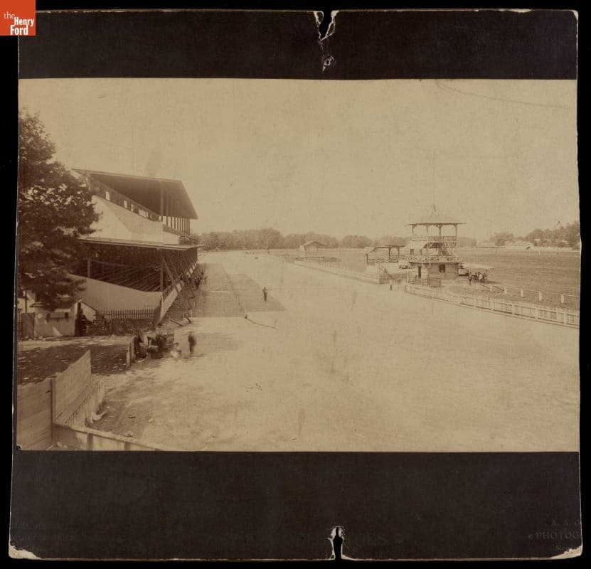 Hampden Park Racetrack, Springfield, Massachusetts, circa 1885