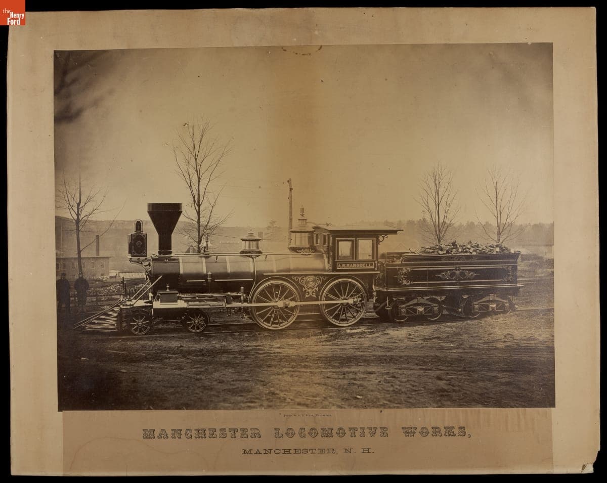 Manchester Locomotive Works, Manchester, New Hampshire, circa 1860