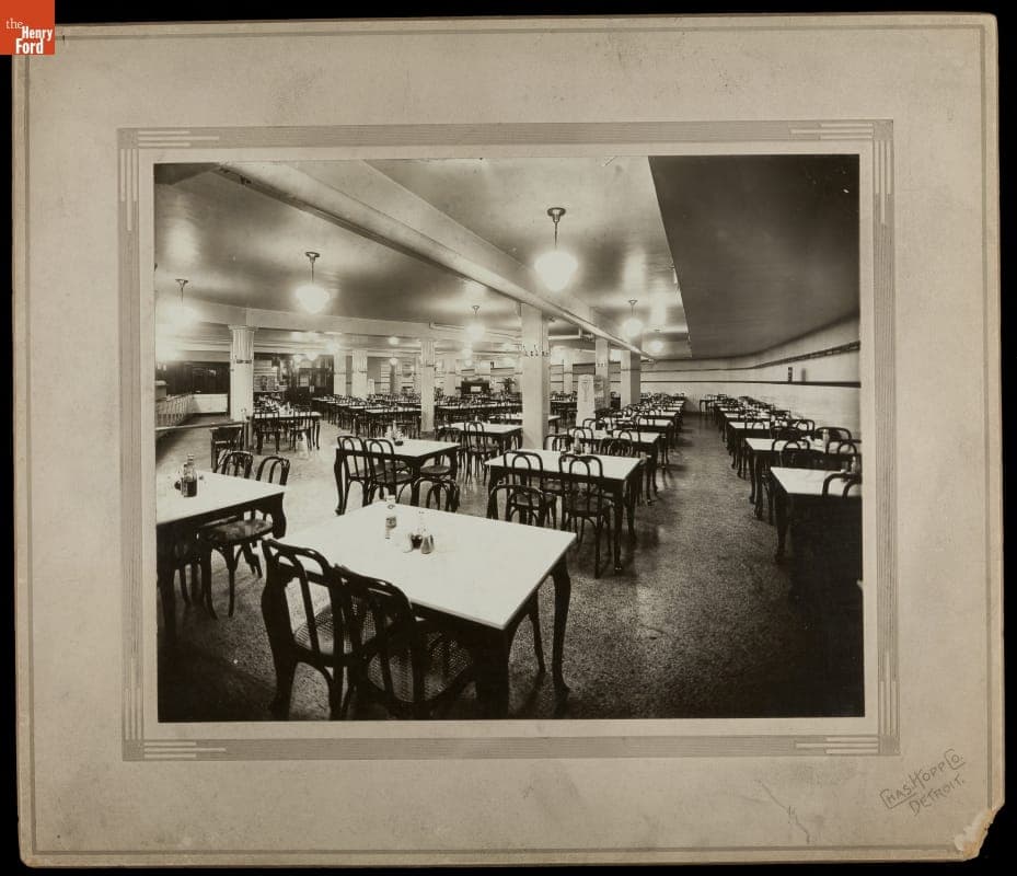Interior of Boerth's Restaurant, Detroit, Michigan, circa 1920