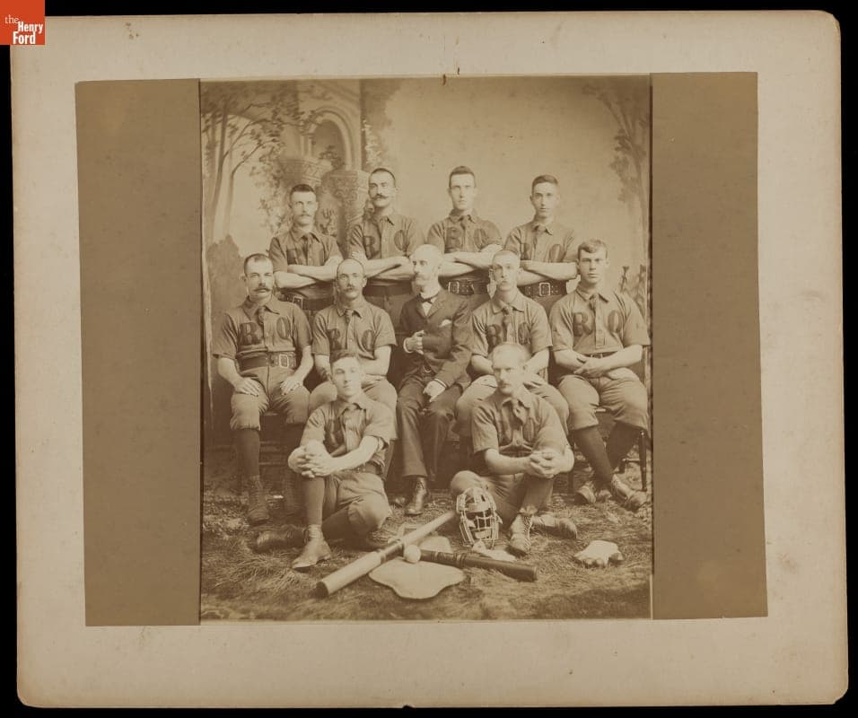 Round Oak Baseball Club, Dowagiac, Michigan, 1888