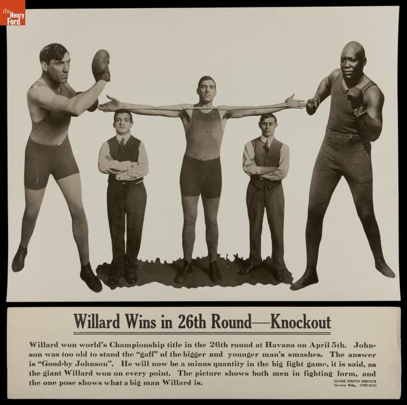 "Willard Wins in 26th Round -- Knockout,"  April 5, 1915