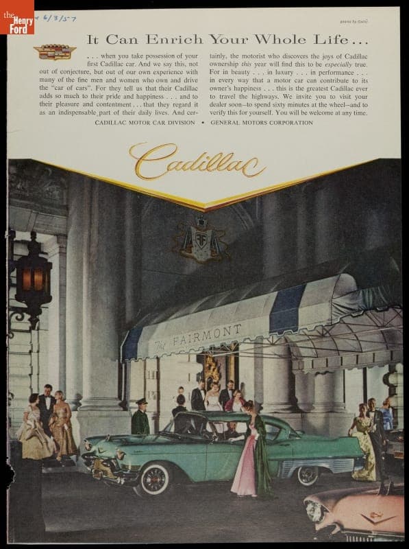 1957 Cadillac 60S Sedan Advertisement, "It Can Enrich Your Whole Life"