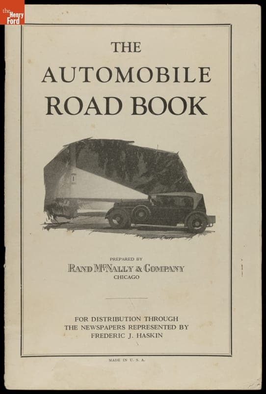 "Automobile Road Book for the Automobile Tourist," 1926