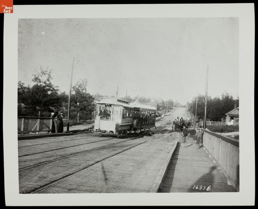 Street Car on Atlanta & Edgewood Street Railway, Atlanta, Georgia, circa 1890