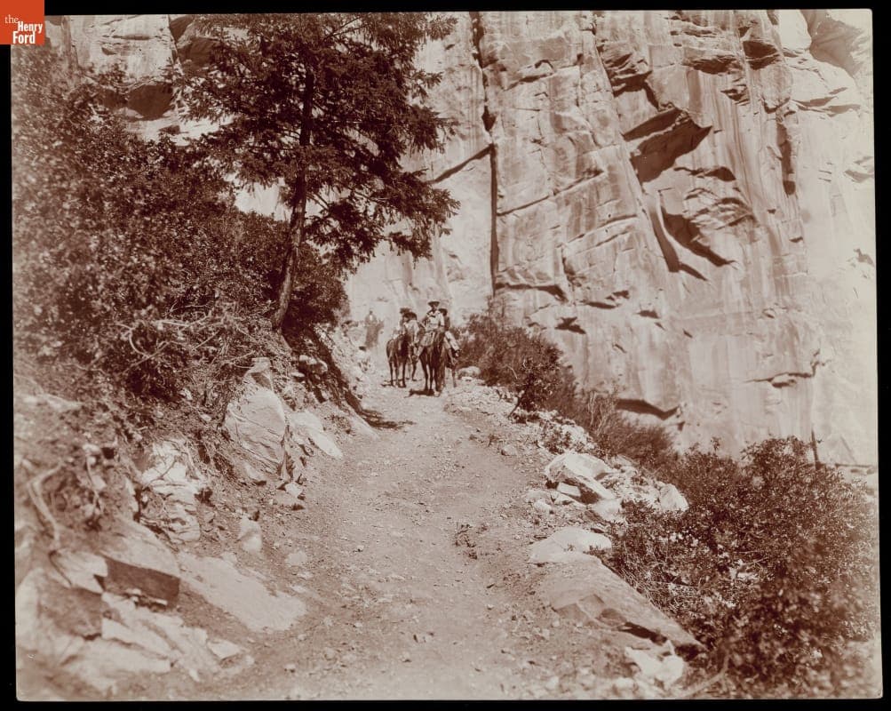 On Bright Angel Trail, Grand Canyon, Arizona, circa 1905