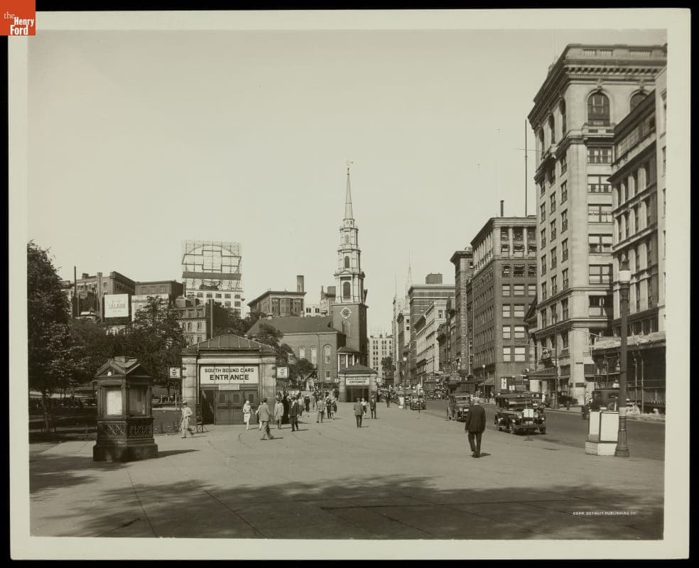 Tremont Street Mall, Boston, Massachusetts, circa 1925