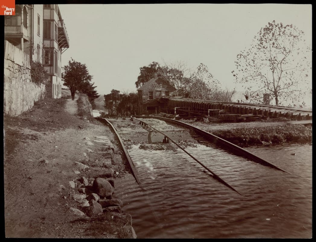 Top of the Inclined Plane, Morris and Essex Canal, Boonton, New Jersey, 1890-1901