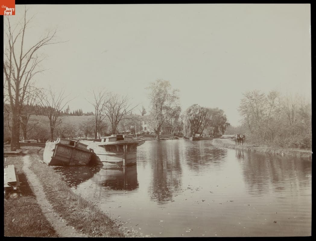 Morris and Essex Canal, near Mountain View, New Jersey, 1890-1901