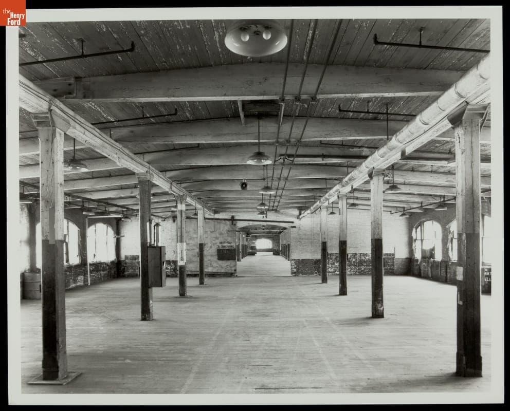 Interior of Former Ford Motor Company Piquette Plant, Detroit, Michigan, 1989