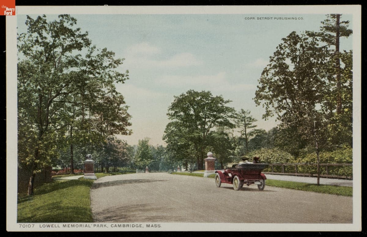 "Lowell Memorial Park, Cambridge, Massachusetts, circa 1905