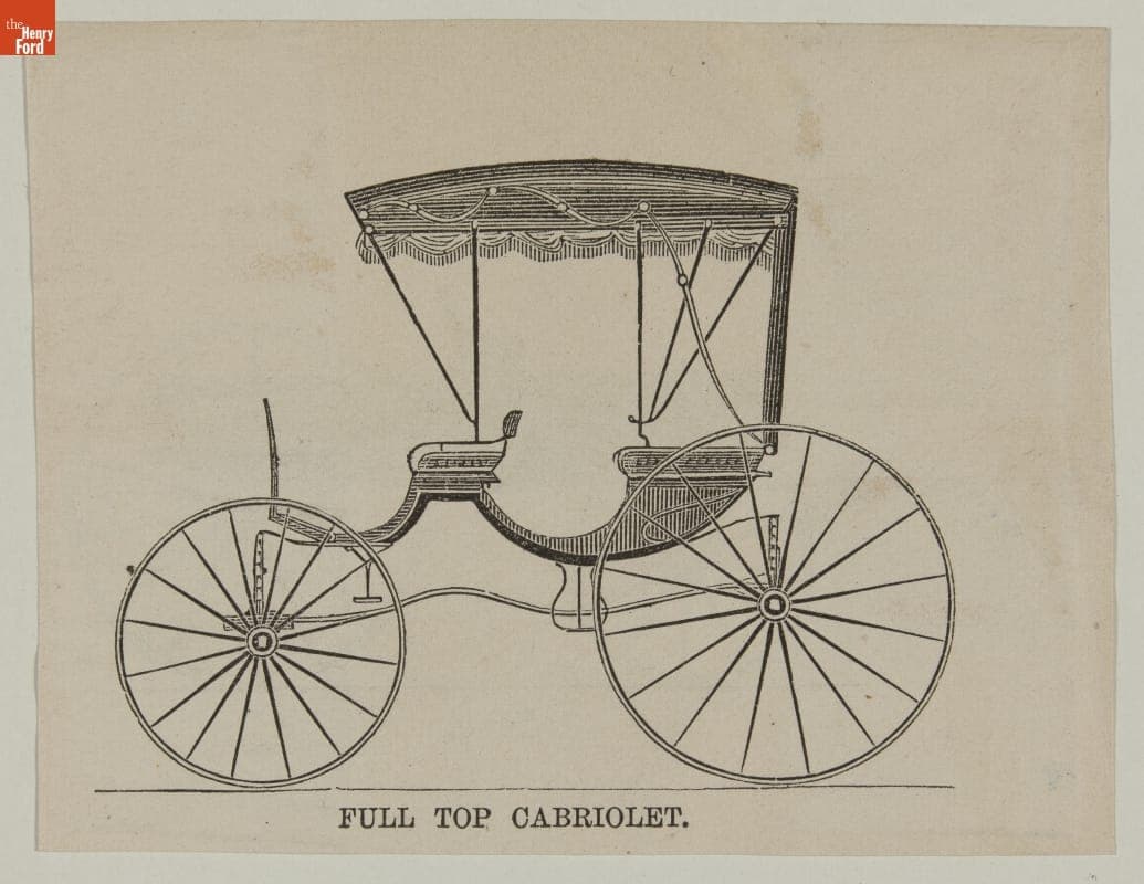 "Full Top Cabriolet," circa 1850