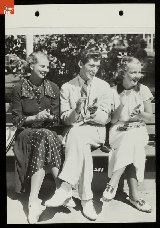Jorge Navarro, Vice Consul of Ecuador and Companions Visiting the California Pacific International Exposition, San Diego, 1935