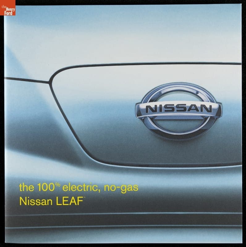 2011 Nissan Leaf Sales Brochure, "The 100% Electric, No-Gas Nissan Leaf"