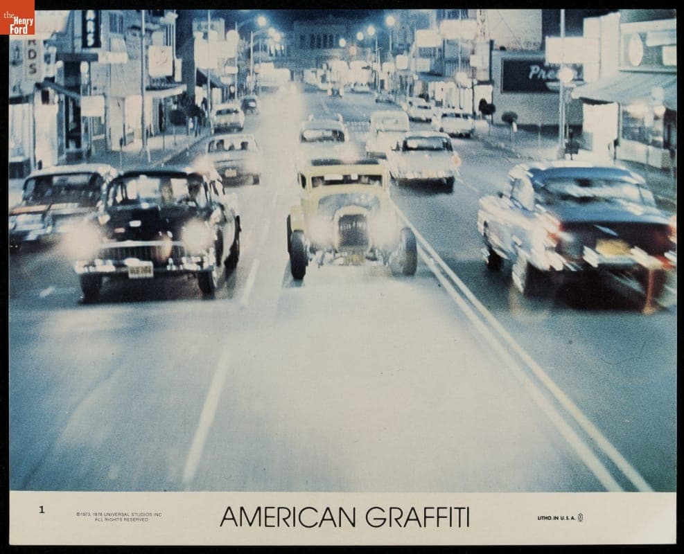 Scene from the Film "American Graffiti," 1978