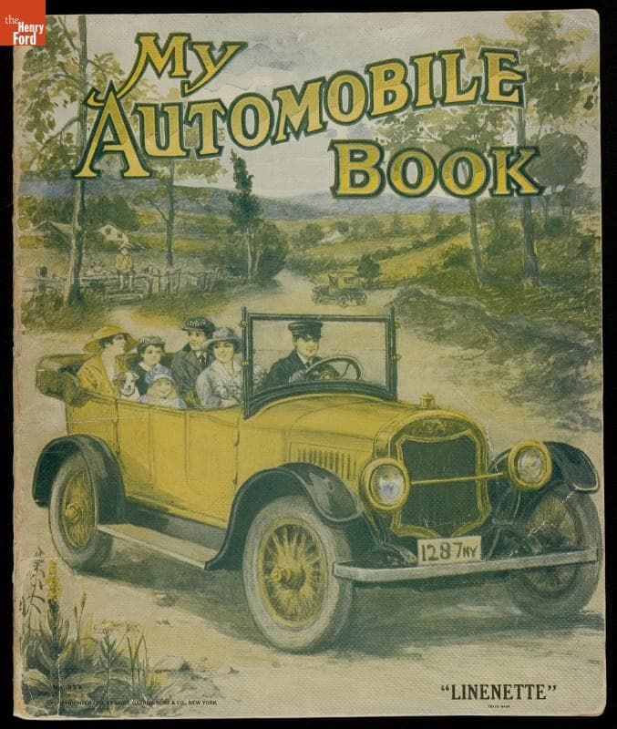 Children's Book, "My Automobile Book," 1924