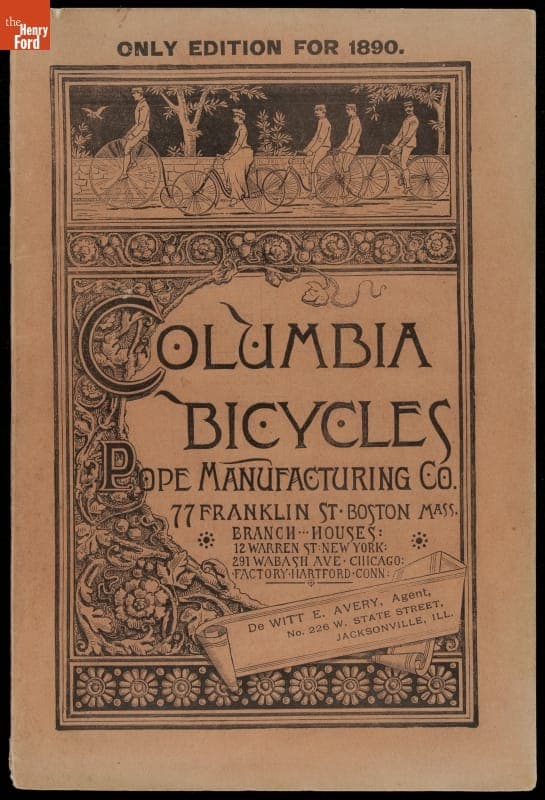 Catalog, "Columbia Bicycles, Pope Manufacturing Company, Only Edition for 1890"
