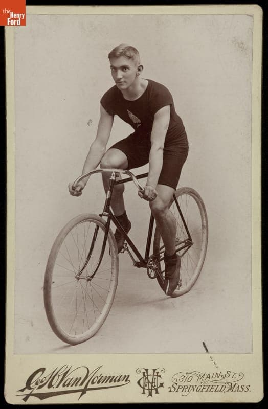 Bicycle Racer George C. Smith, circa 1895
