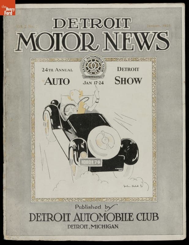 Magazine, "Detroit Motor News," January 1925