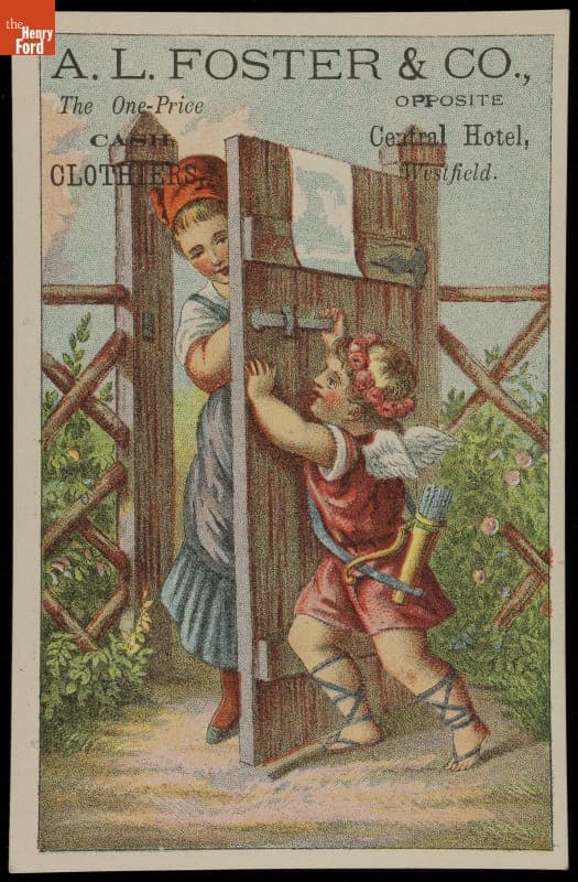 Trade Card for Men's and Children's Overcoats, A. L. Foster & Co., 1880-1900