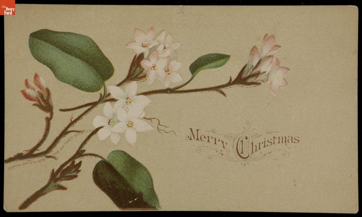 Trade Card for Sunday School Cards, American Tract Society, 1878