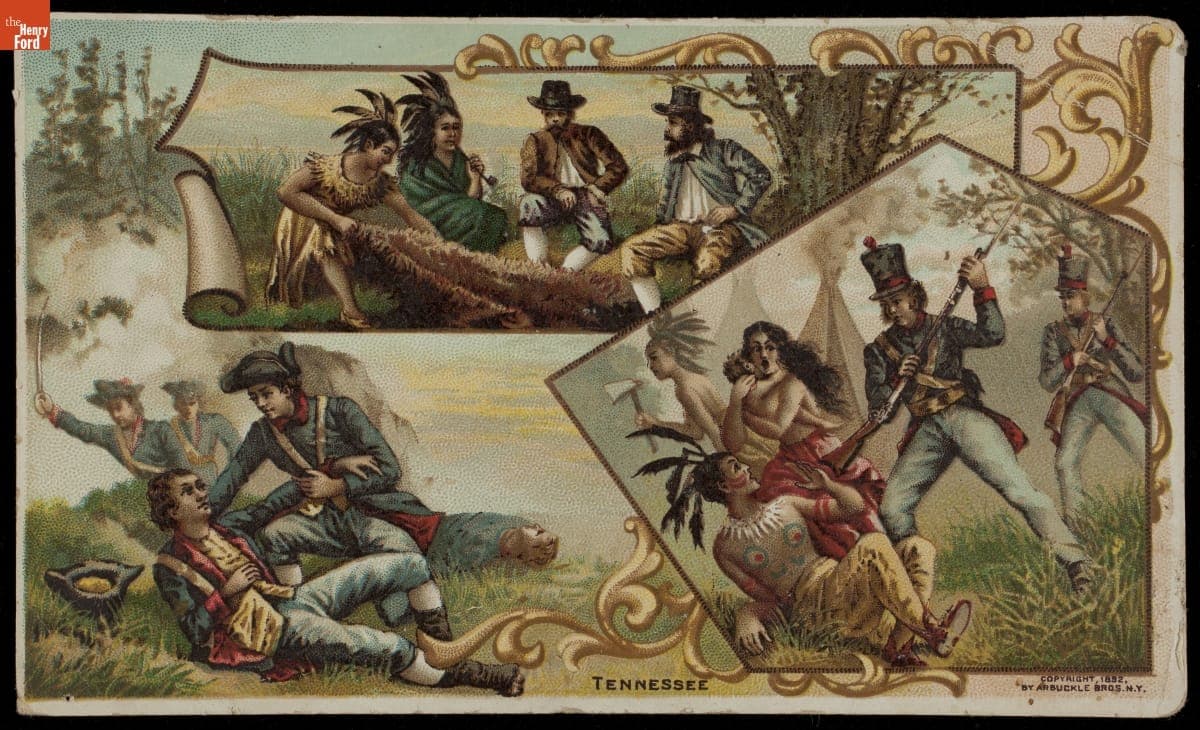Trade Card for Ariosa Coffee, Arbuckle Bros., "Tennessee," 1892