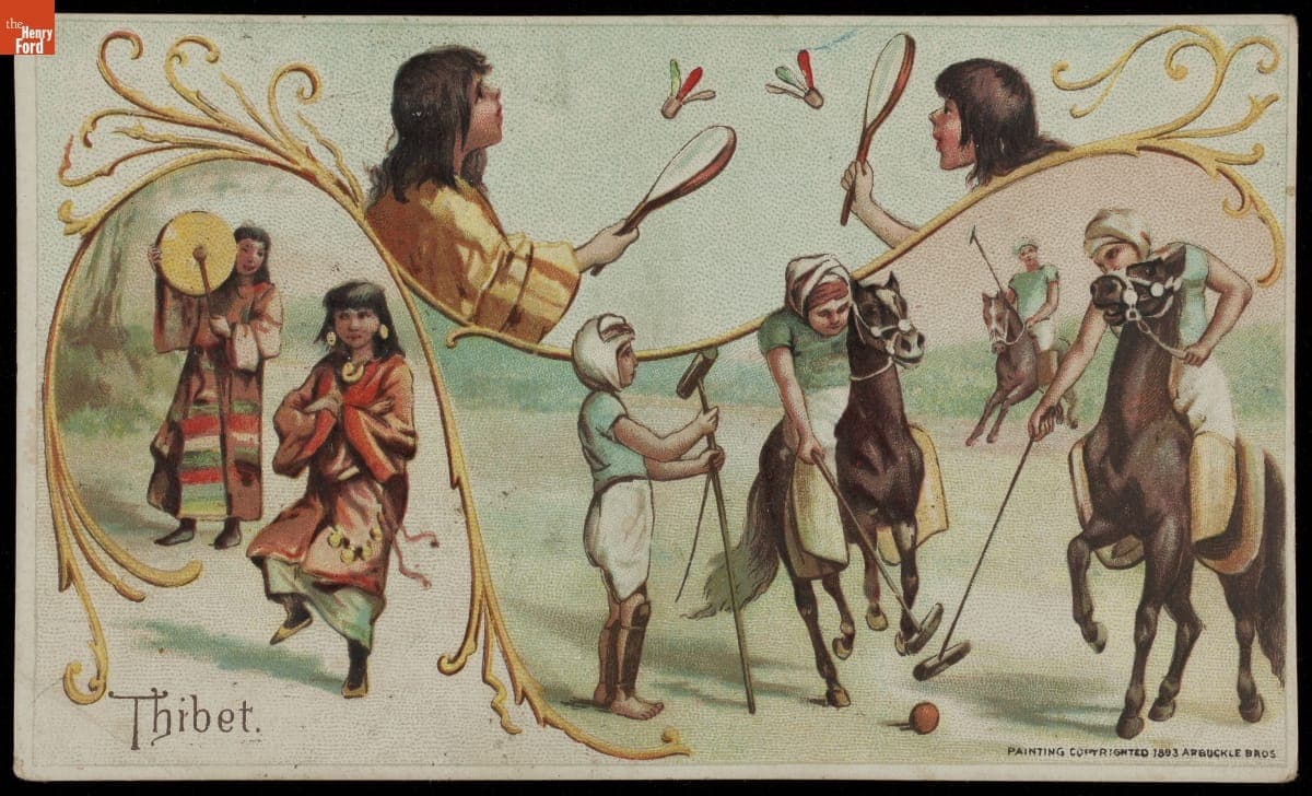 Trade Card for Ariosa Coffee, Arbuckle Bros., "Thibet," 1893