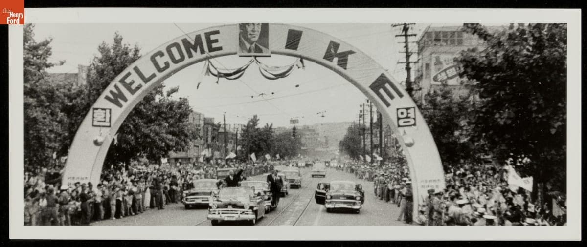 President Dwight D. Eisenhower Riding in Parade, Seoul, South Korea, 1960