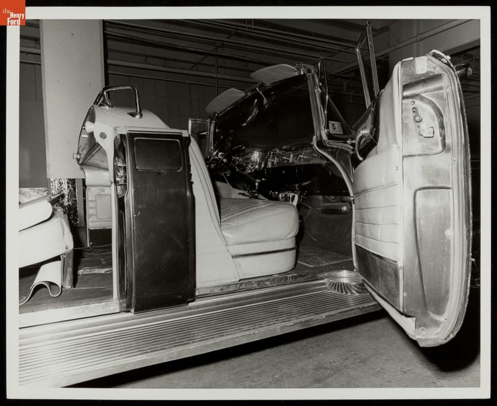 Interior Detail of a 1956 Cadillac Presidential Limousine