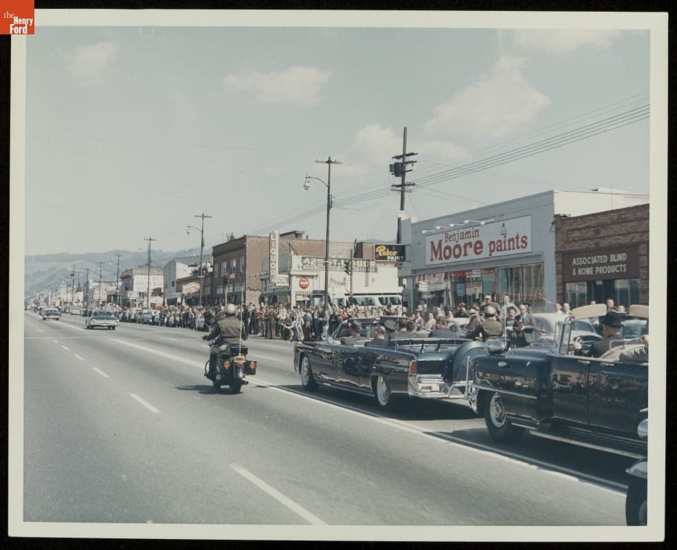 Presidential Motorcade, Berkeley, California, March 1962