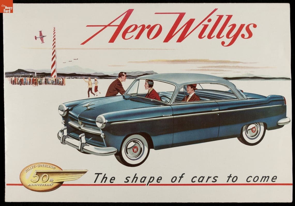 "The Shape of Cars to Come" Sales Brochure for 1953 Aero-Willys
