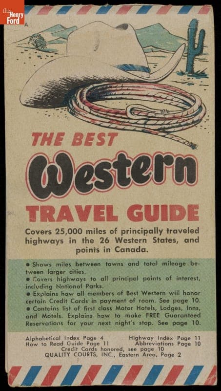 "Best Western Travel Guide," 1961