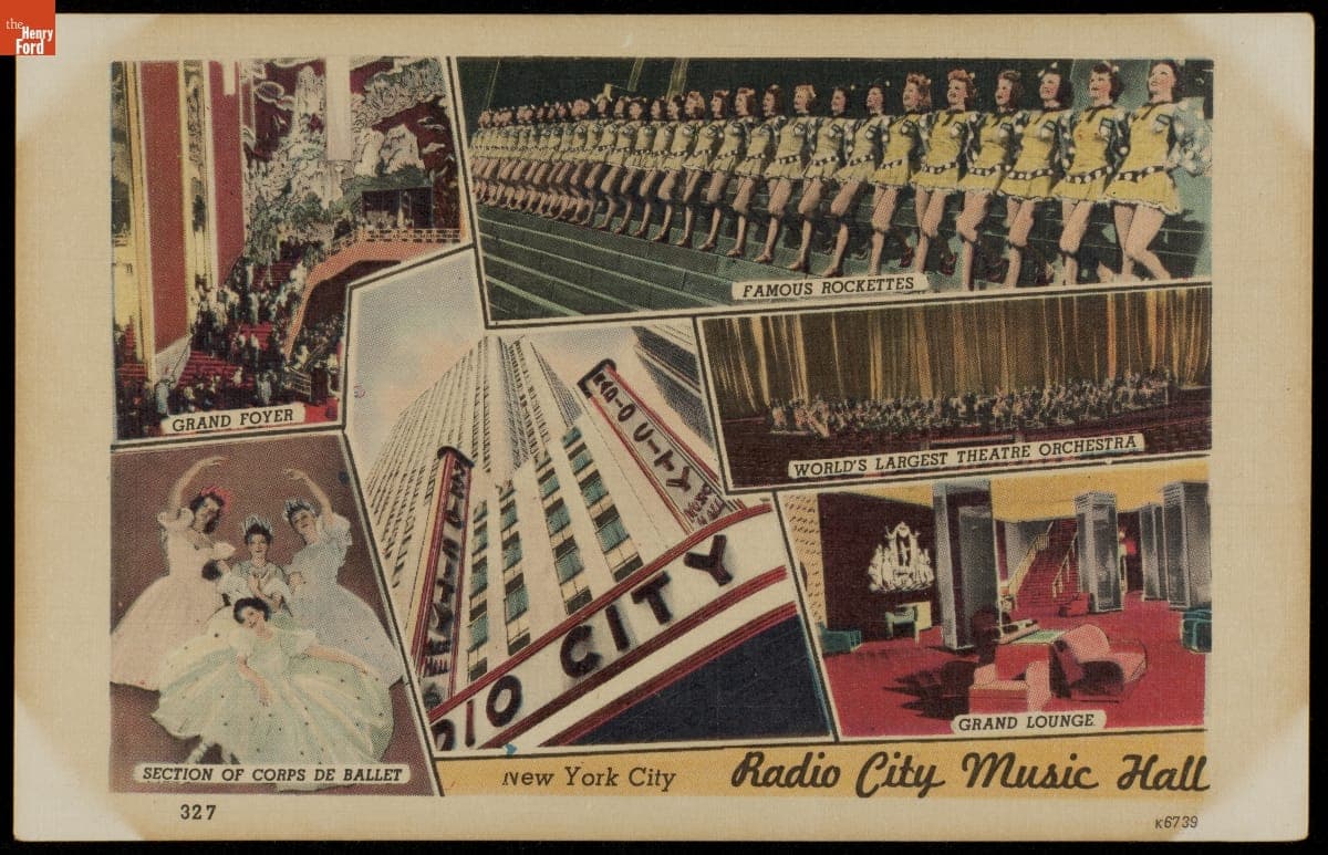 "New York City Radio City Music Hall," circa 1940