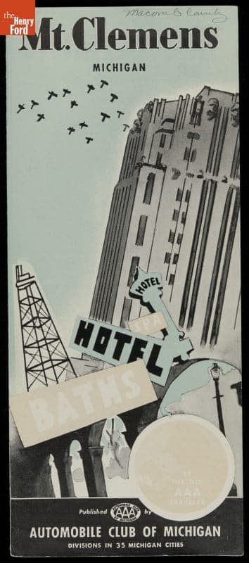 "Mt. Clemens, Michigan" Promotional Touring Guide, circa 1947
