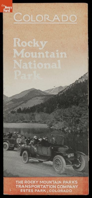 Schedule, Map, and Guide to Rocky Mountain National Park, Colorado, 1926