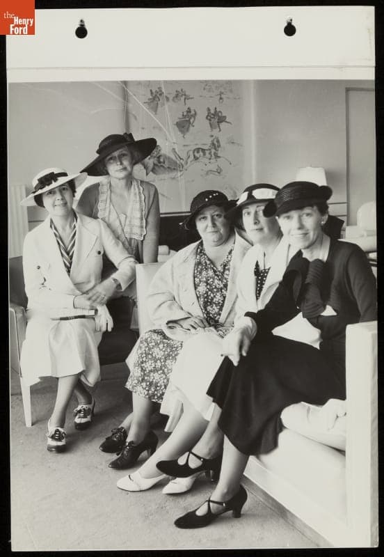 Women Seated in the Lounge of Ford Building, California Pacific International Exposition, San Diego, 1935