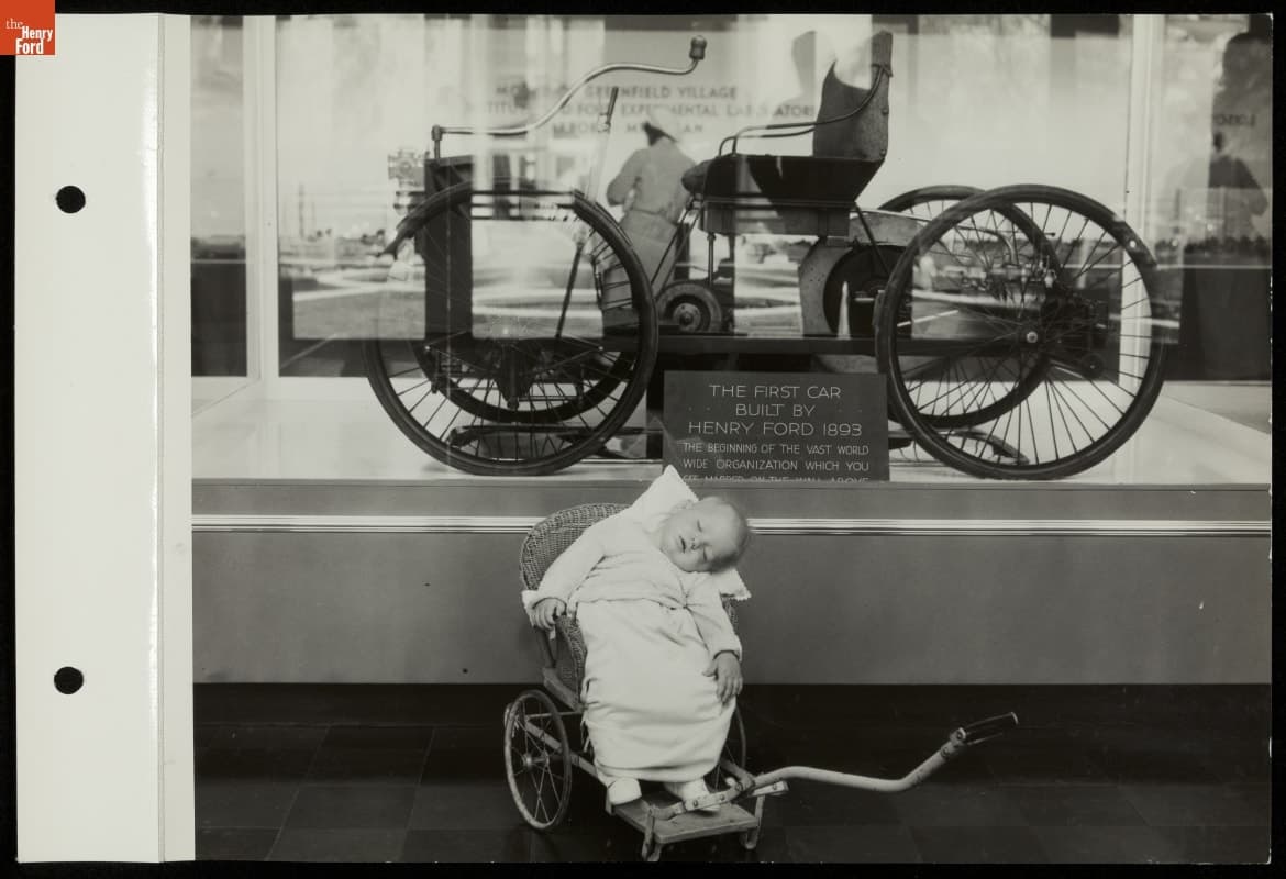 Sleeping Child in the Ford Building, California Pacific International Exposition, San Diego, 1935