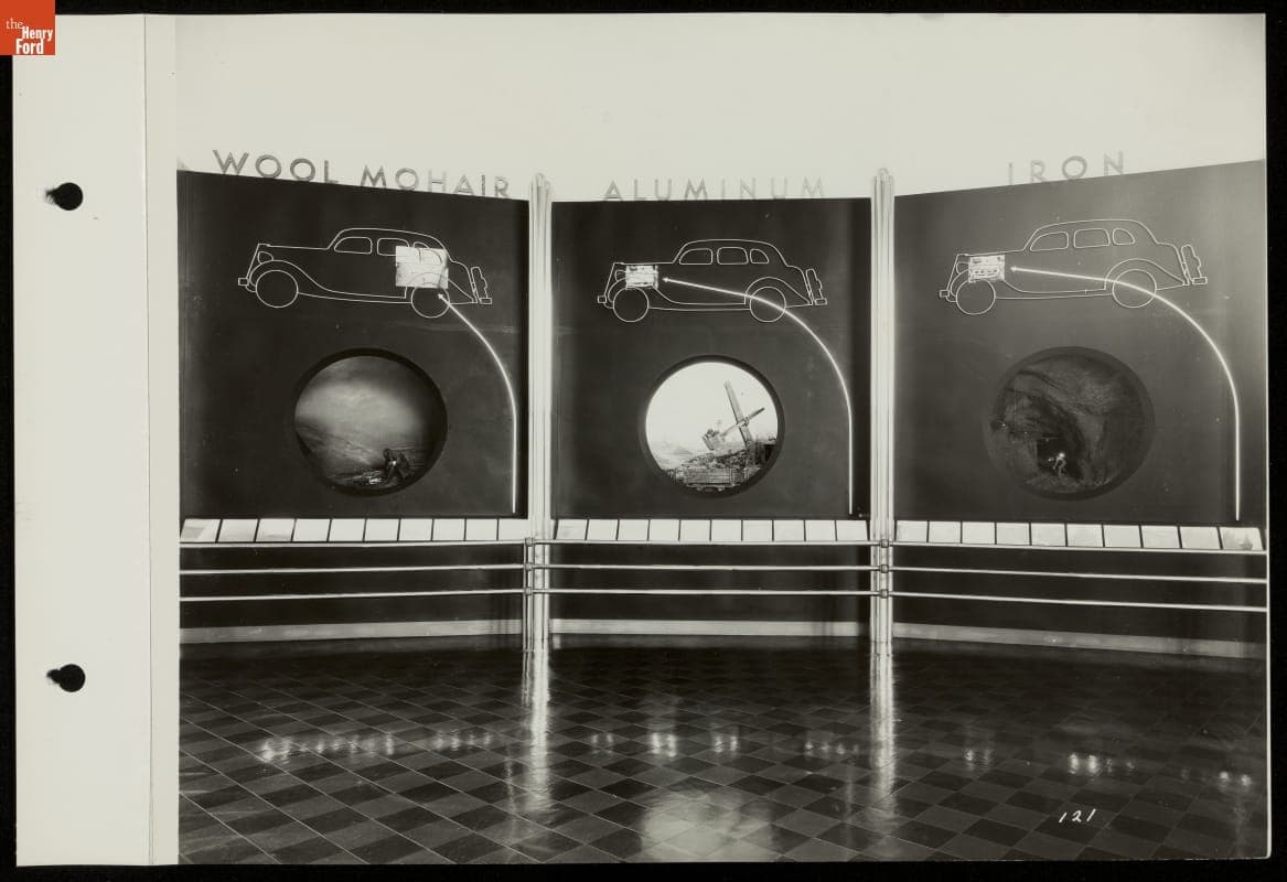 Dioramas in the Ford Building Rotunda, California Pacific International Exposition, San Diego, 1935