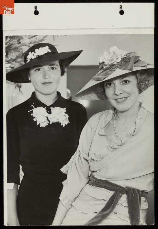 Two Women in the Ford Building during the California Pacific International Exposition, San Diego, 1935