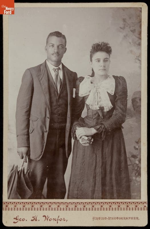 Portrait of a Young Man and Woman, 1896-1897