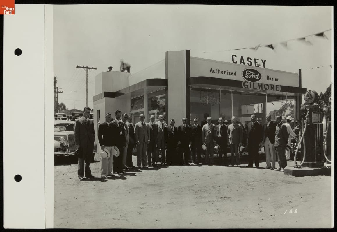 Front of Casey's Master Service Station, California Pacific International Exposition, San Diego, 1935