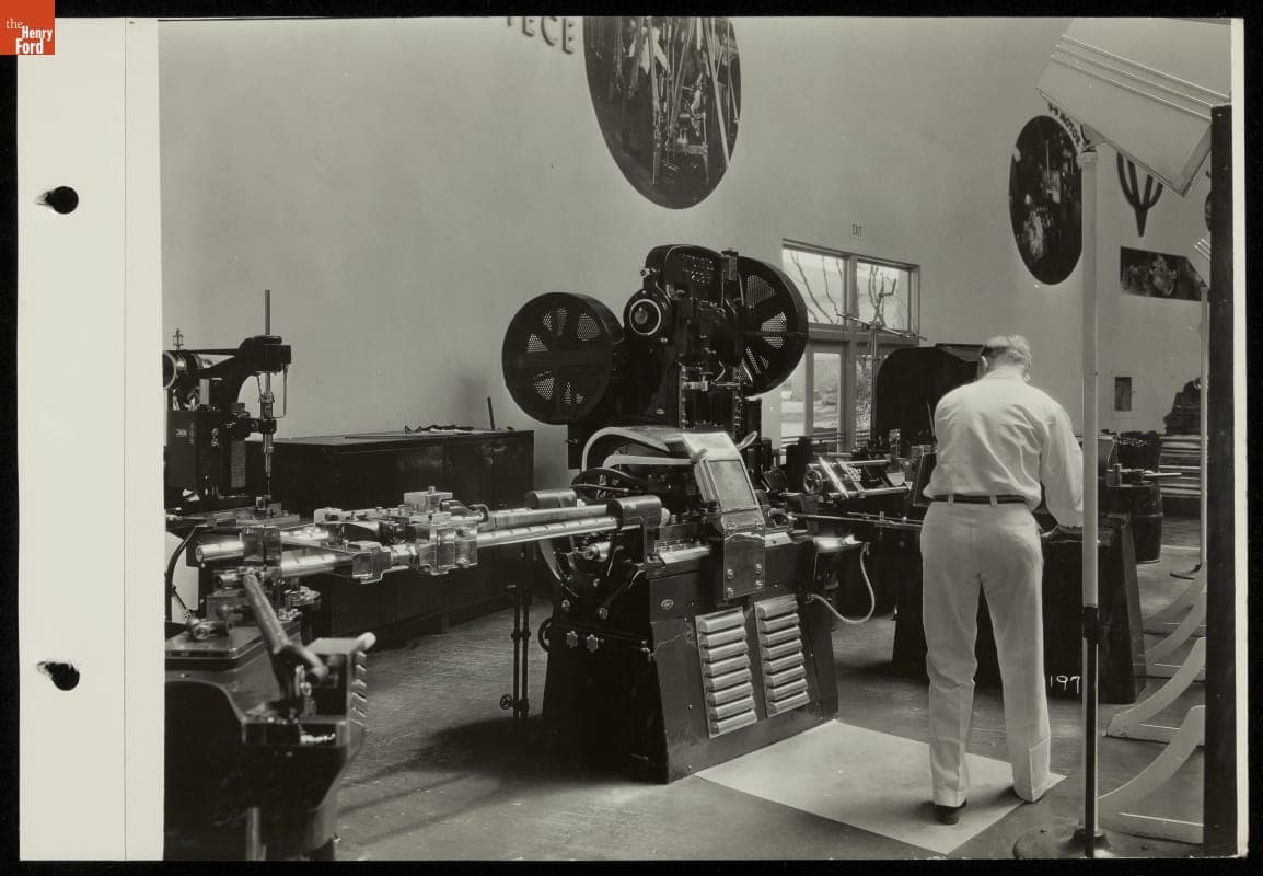 Part of the Ford Exhibit, Ford Building, California Pacific International Exposition, San Diego, 1935