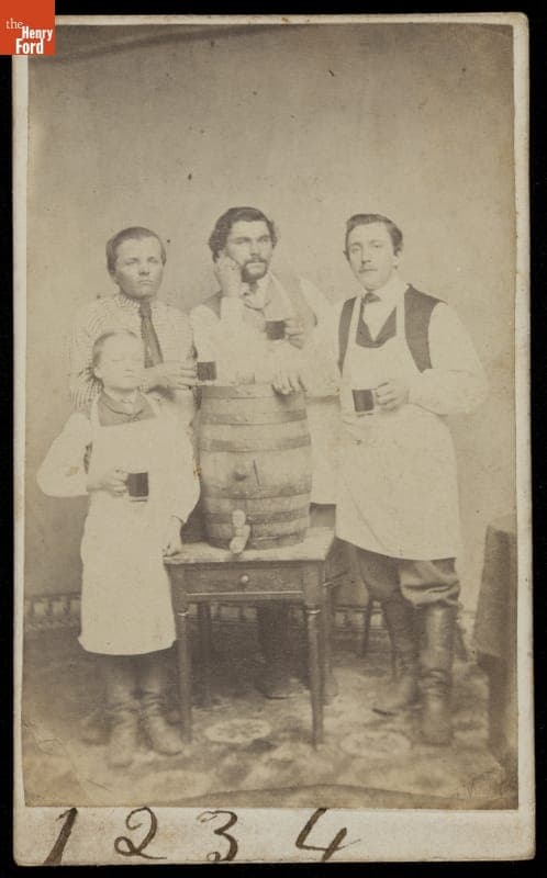 Brewery Workers, "The Bear Brewists," Buffalo, New York, circa 1865