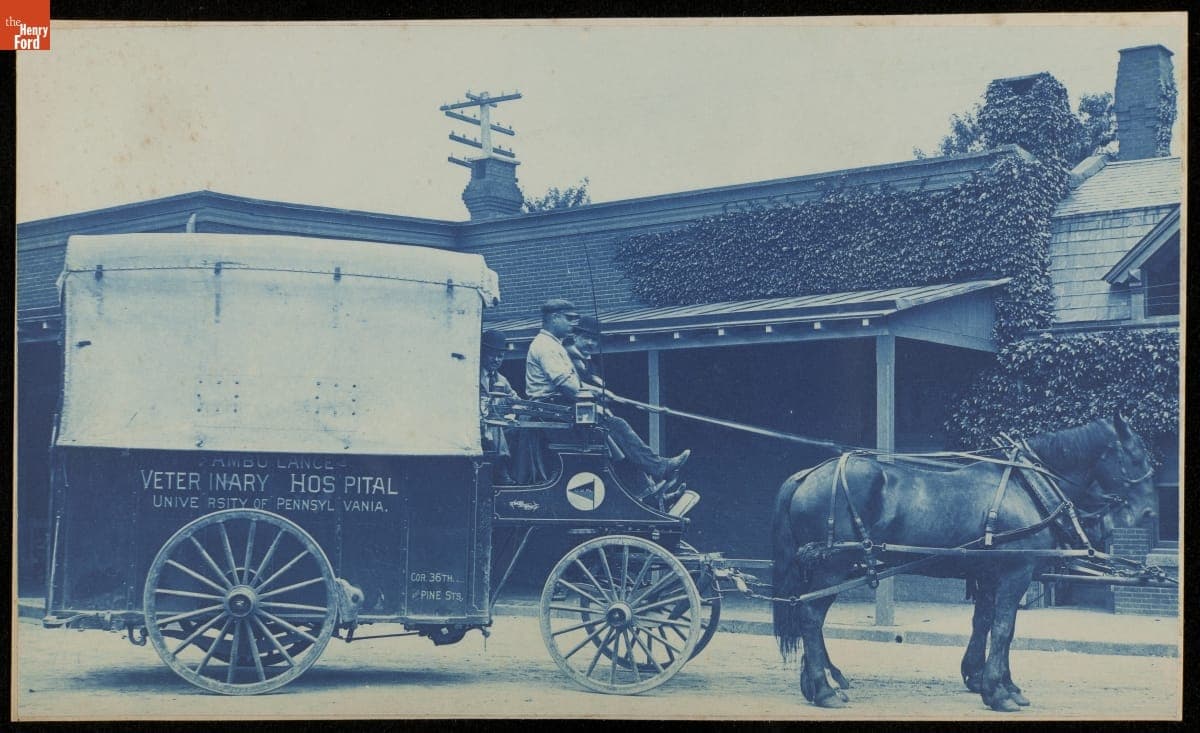 University of Pennsylvania Veterinary Hospital Ambulance, circa 1910