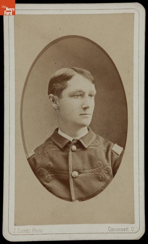 Young Man Wearing a Uniform, Possibly a Band Musician, circa 1877
