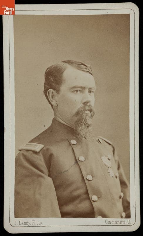U.S. Army 1st Lieutenant Wearing the Society of the Army of the Potomac Medal, circa 1877