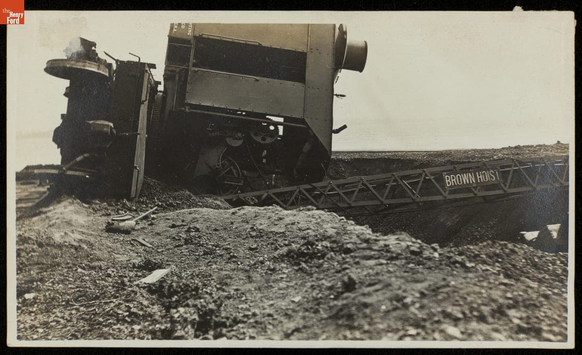 Fallen Hoist at Quarry, circa 1905