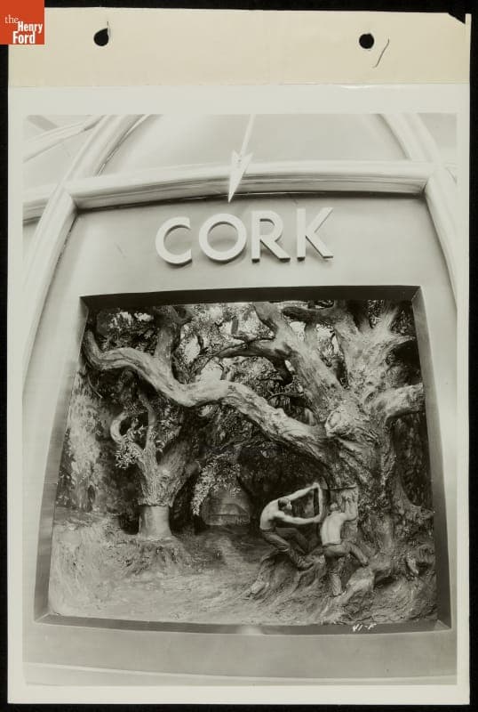 Cork Harvesting Diorama, Ford Exhibition Building, Century of Progress International Exposition, Chicago, Illinois,  1934