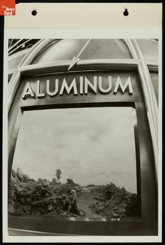 Aluminum Ore Mining Diorama, Ford Exhibition Building, Century of Progress International Exposition, Chicago, Illinois,  1934