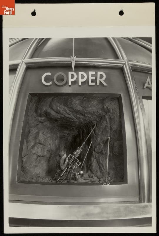 Copper Mining Diorama, Ford Exhibition Building, Century of Progress International Exposition, Chicago, Illinois, 1934