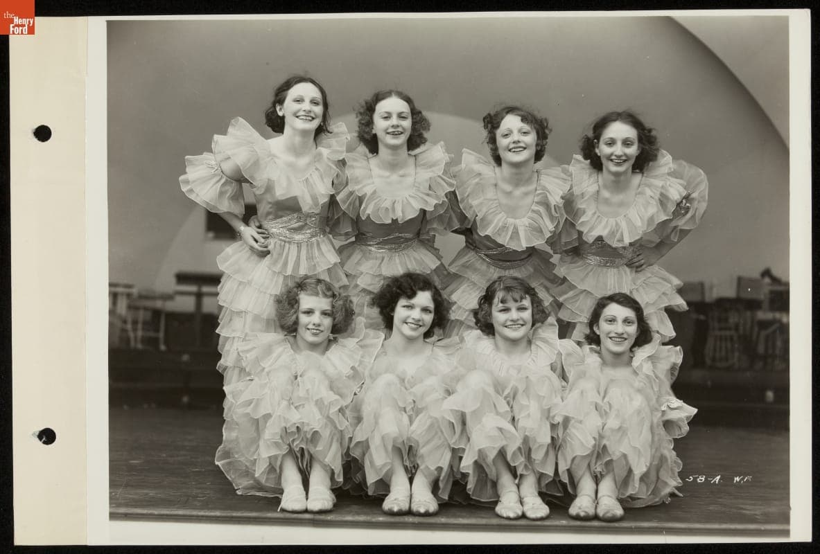 Performers on Stage of Ford Symphony Gardens, Century of Progress International Exposition, Chicago, Illinois, 1934